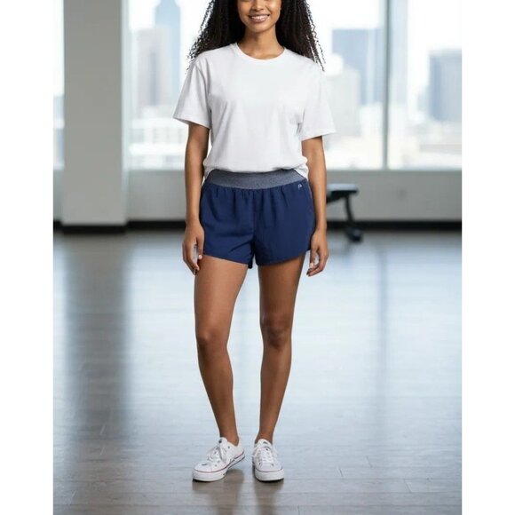 Head Womens Navy Blue Running Shorts LG - Picture 1 of 6